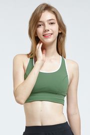 [Surpplex] CLWT4016 Color Matching Bra Top Olive Green, Gym wear,Tank Top, yoga top, Jogging Clothes, yoga bra, Fashion Sportswear, Casual tops For Women _ Made in KOREA